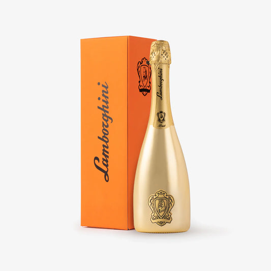 Lamborghini Brut Vino Spumante in Geschenkbox - Gold oder Silber - Schaumwein - 11,5%