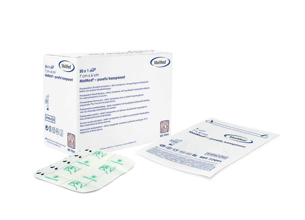 MaiMed® – porefix transparent steril - Pflaster - 25x1 Stück