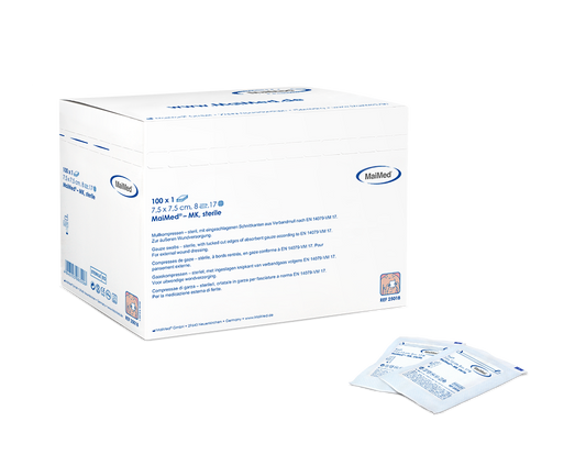 100x MaiMed Mullkompressen 8-Fach Kompressen steril