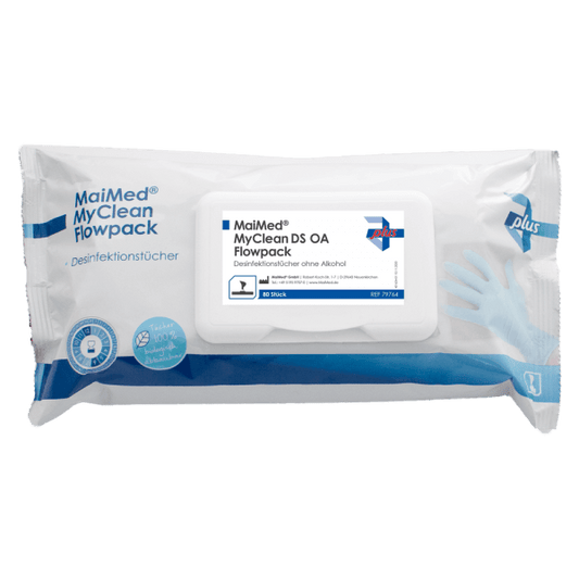 MaiMed® MyClean DS OA Flowpack - Desinfektionstücher - 80 Blatt