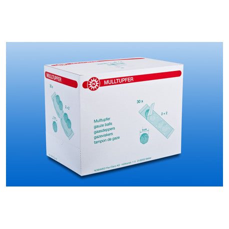 Nobamed Mulltupfer Steril - 3 cm -30 Sets je 2 x 2 - PZN 04207867