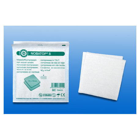 Nobamed NOBATOP - Vliesstoffkompressen - Kompressen - steril (50 x 2 = 100 Stück)