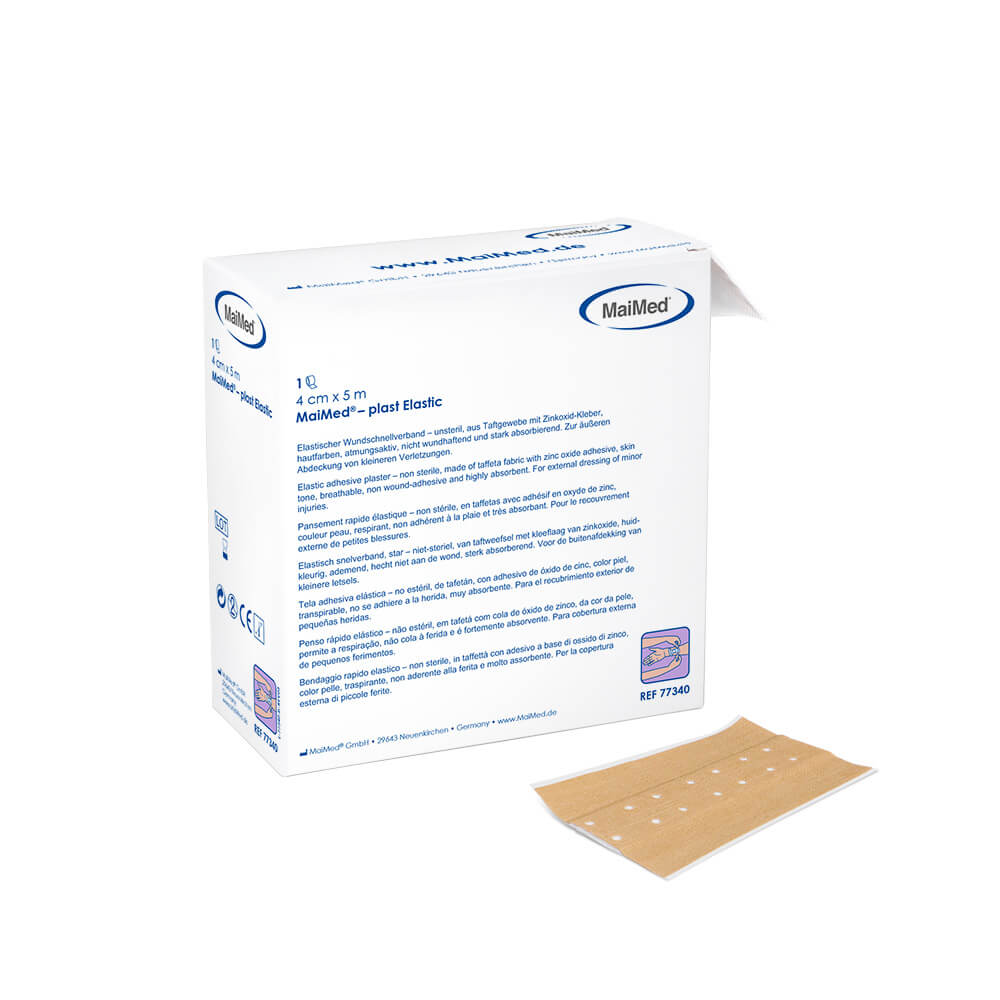 MaiMed Plast Elastic Wundschnellverband Pflaster Verband - 5m