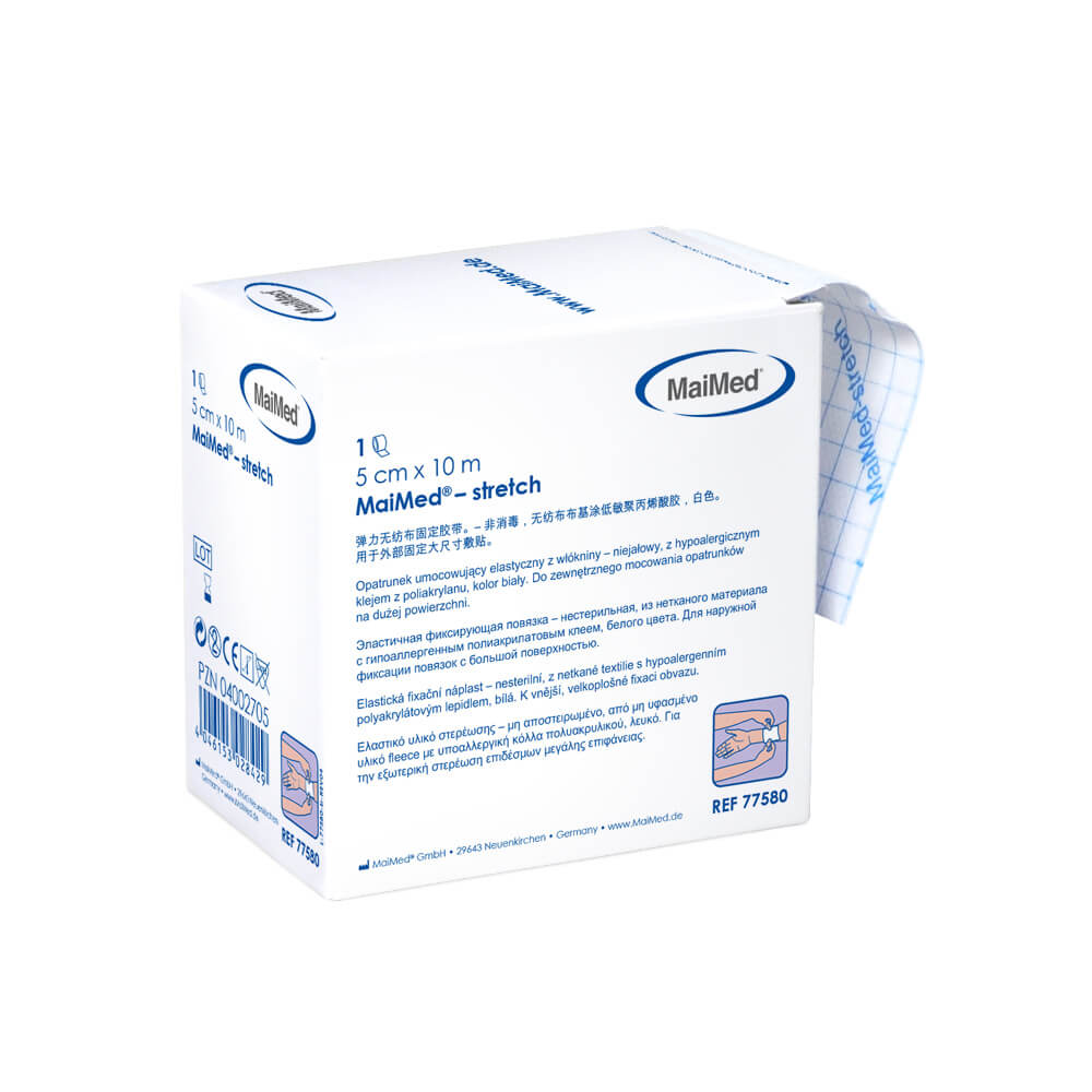 MaiMed® – stretch - Pflaster - elastischer Fixiervlies - 10m