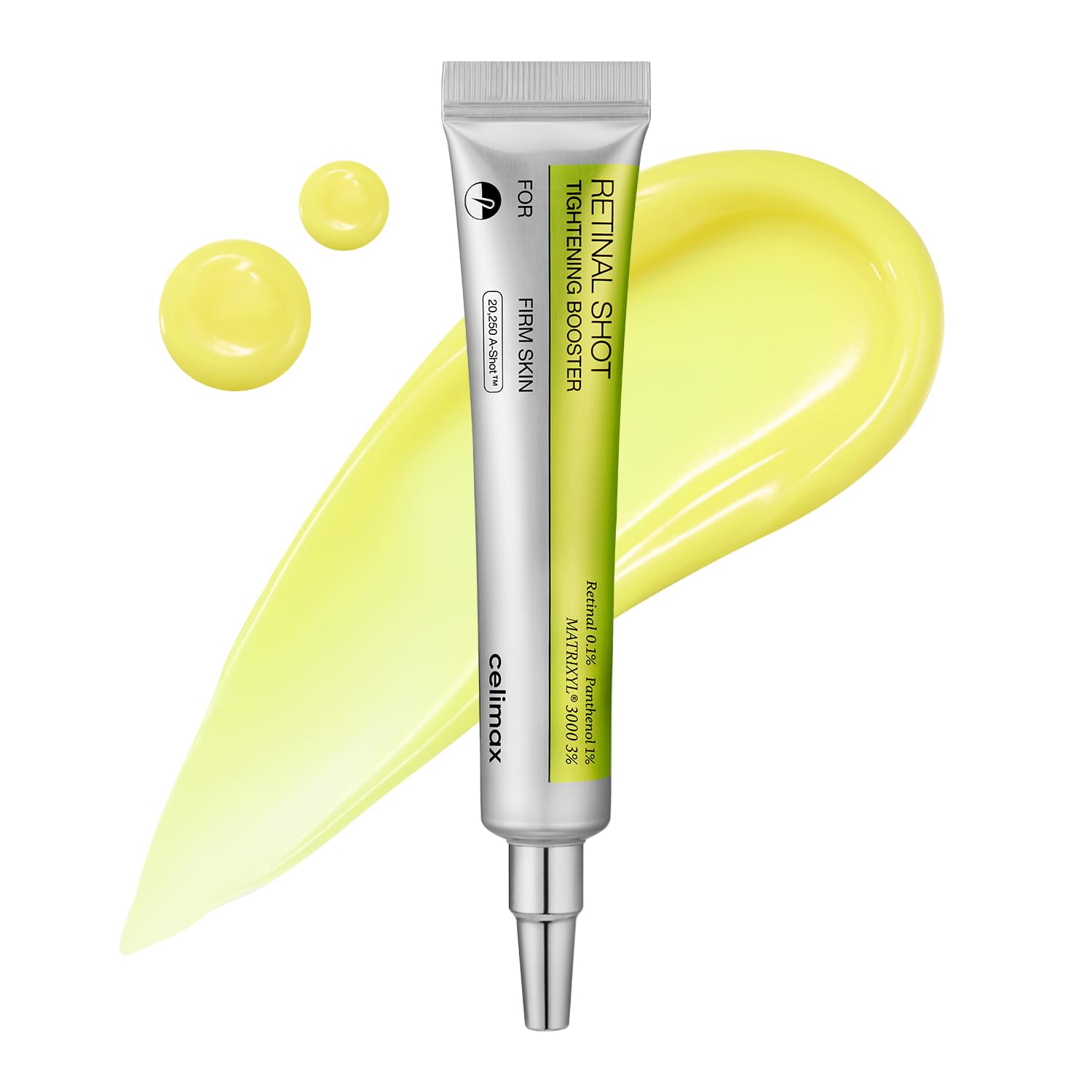 celimax The Vita A Retinal Shot Tightening Booster – Straffendes Anti-Falten Serum, Soforteffekt fürs Gesicht, gegen Zornesfalte & Falten, Anti-Aging, Korean Skincare, 15 ml