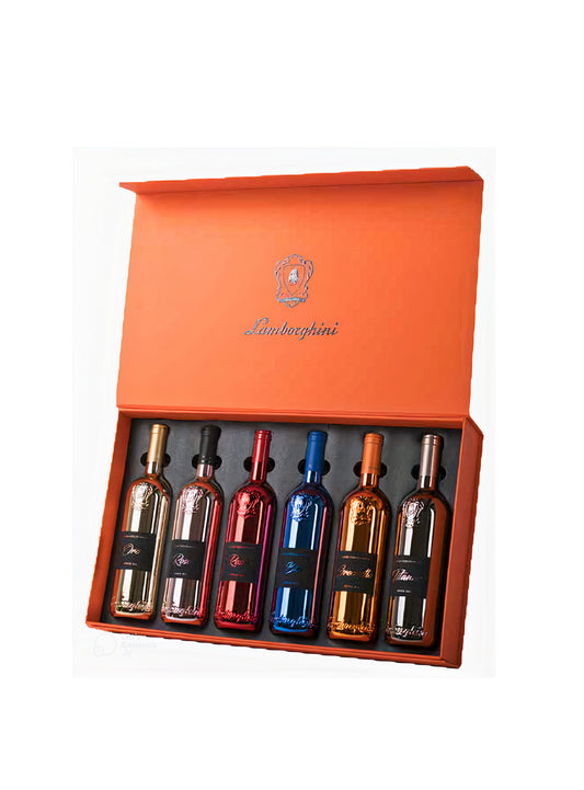 Lamborghini Luxe Collection 6 Falschen in BOX - Rot- & Weißwein - 0,75L