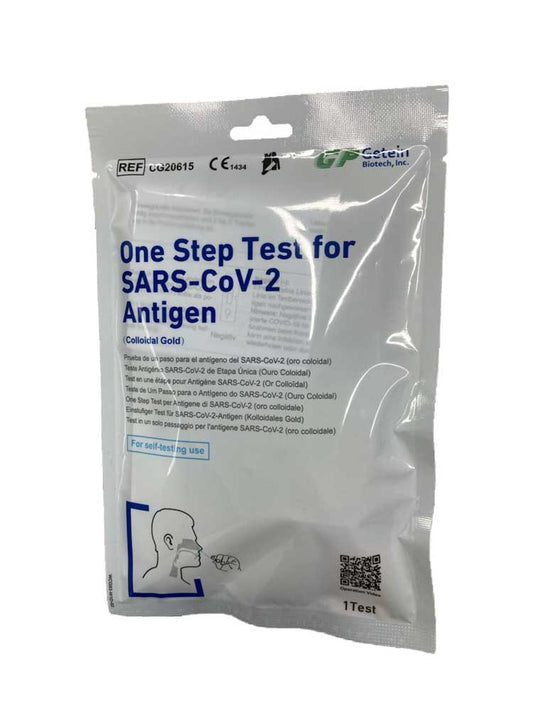 Getein SARS-CoV-2 Antigen Laientest mit CE1434 - Omikron - einzeln verpackt als Softpack - 0,39€ / Stück
