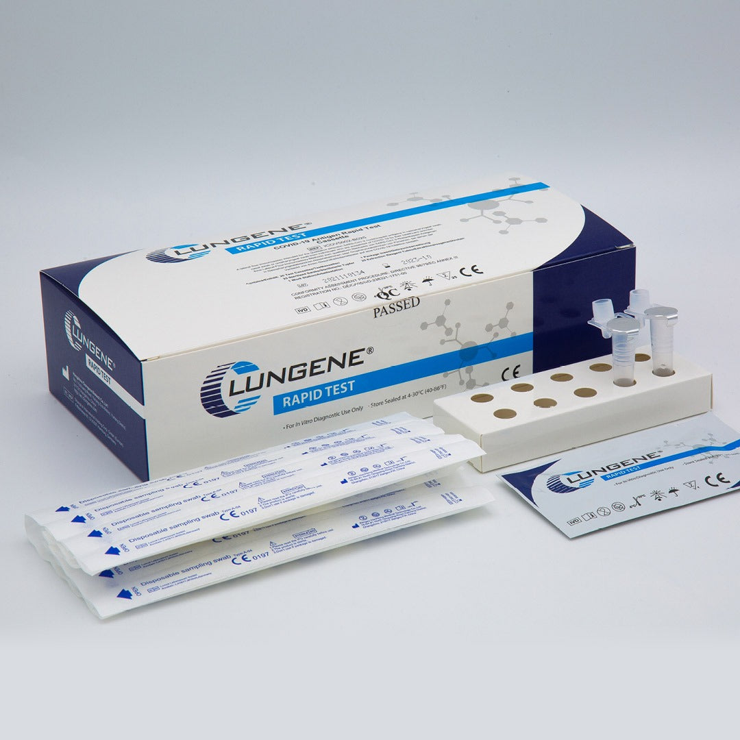 Clungene® Covid-19 A﻿ntigen Rapid Schnelltest - Omikron zugelassen  - sofort lieferbar - 25er Profi-Test - PEI 2022
