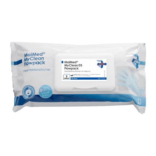 MaiMed® MyClean DS Flowpack - Desinfektionstücher - 80 Blatt