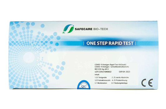 Safecare COVID-19 Antigen - 25er Profitest - OMIKRON - 0,25€* / Test - sofort lieferbar